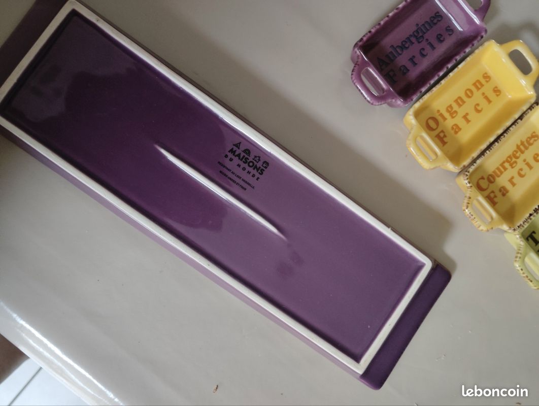 Petit 7 pour l'apéritif alors des petits plats en céramique le plat est en céramique violet il est compatible avec le lave-vaisselle le micro-ondes et le four (image 4)