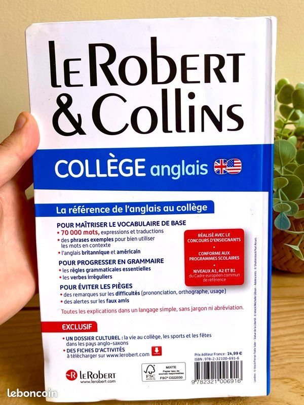 Le Robert & Collins collège anglais neuf dictionnaire (image 7)