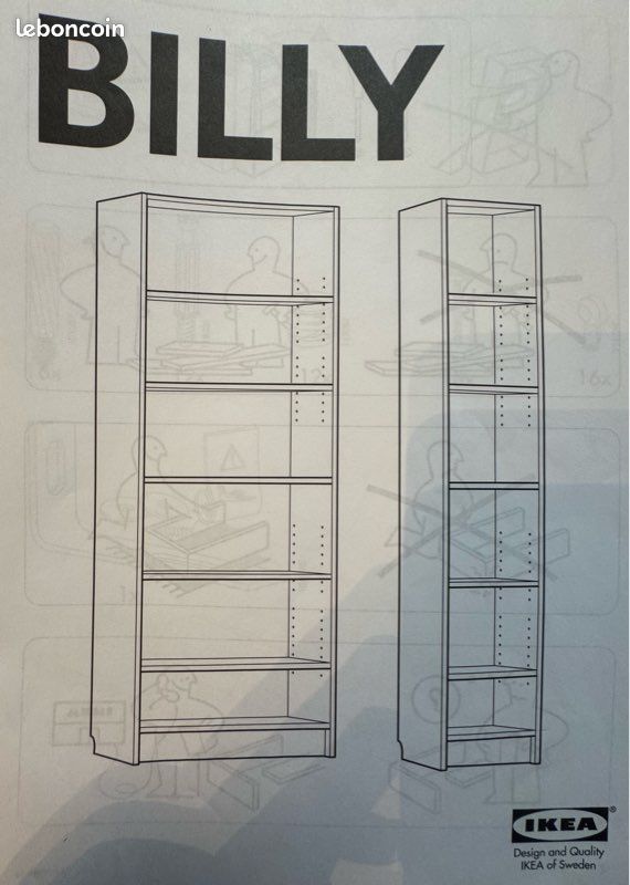 Bibliothèque Billy IKEA 200cm->269cm et son échelle (image 4)