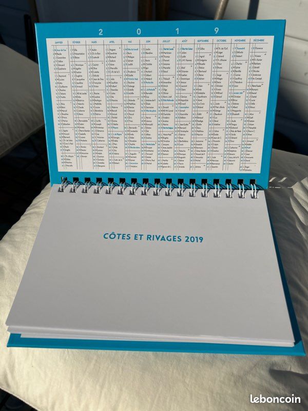 Côtes et Rivages Agenda calendrier 2019 (image 13)