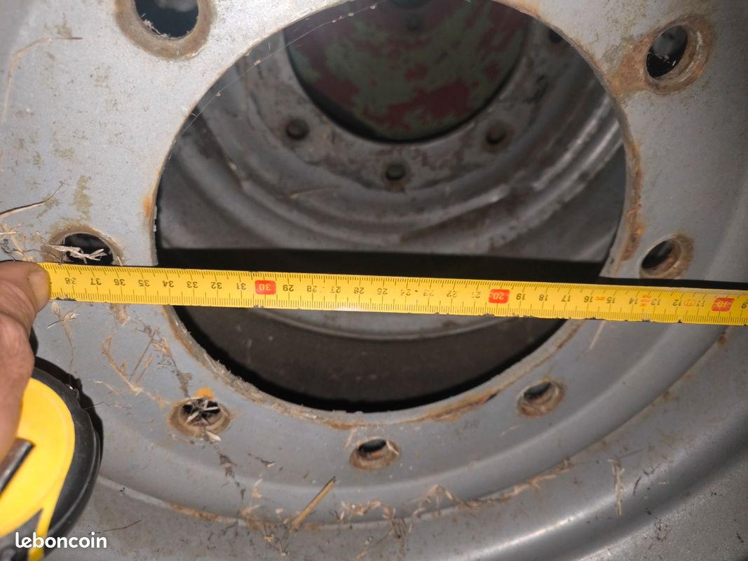 Paire de roues remorque agricole 15.0 55 17 (image 5)