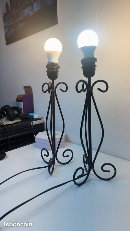 Lampe rétro des années 1950 - France