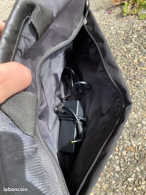 Sacoche transport ordinateur portable sac informatique Noir (image 3)