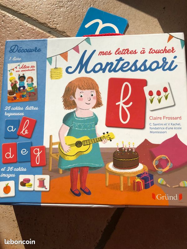 Mes lettres à toucher MONTESORI grund (image 1)