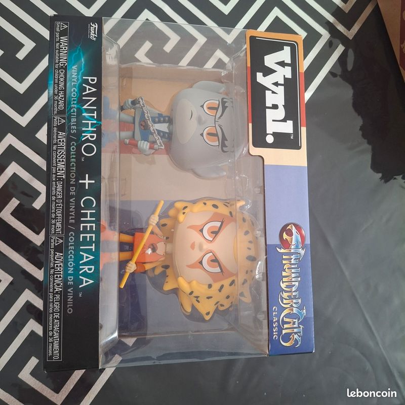 Figurines Funko VYNL Thundercats – Panthro & Cheetara – Collector En Vinyle, Style Rétro
