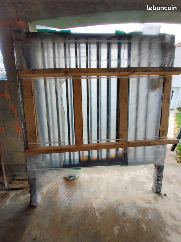 Portail (NEUF) a sceller gris anthracite (image 2)