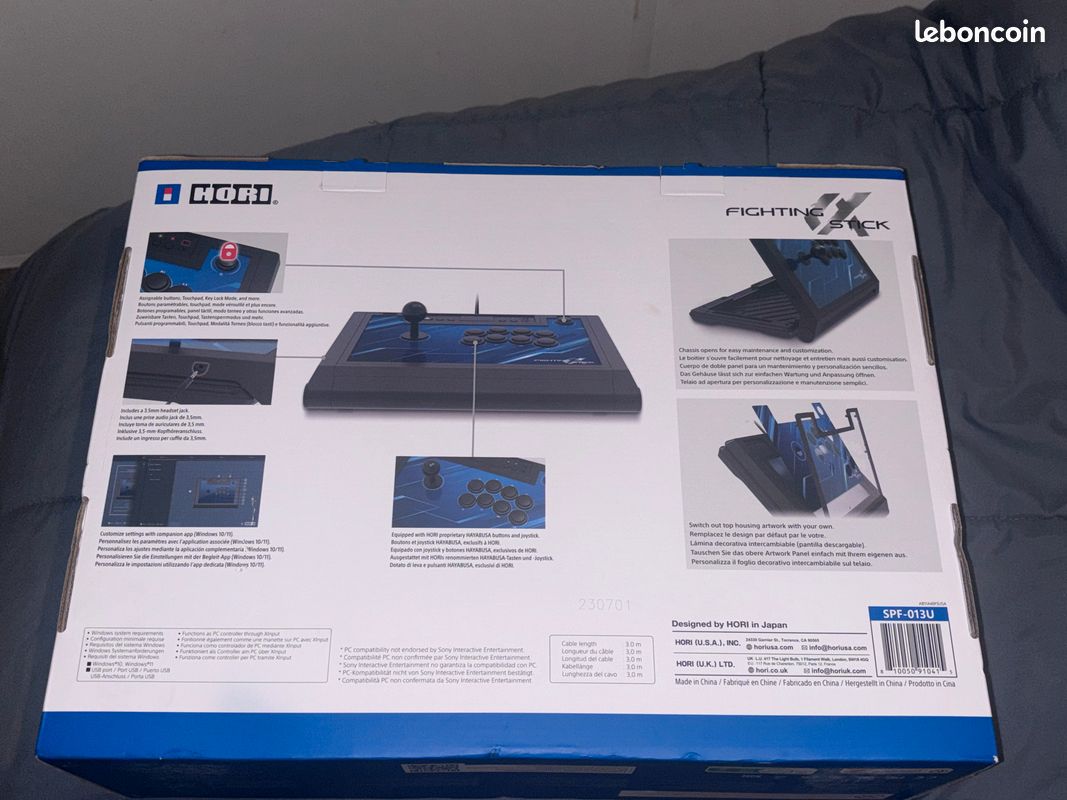 Fighting stick hori neuf sous scéllé pour ps5 et ps4 (image 2)