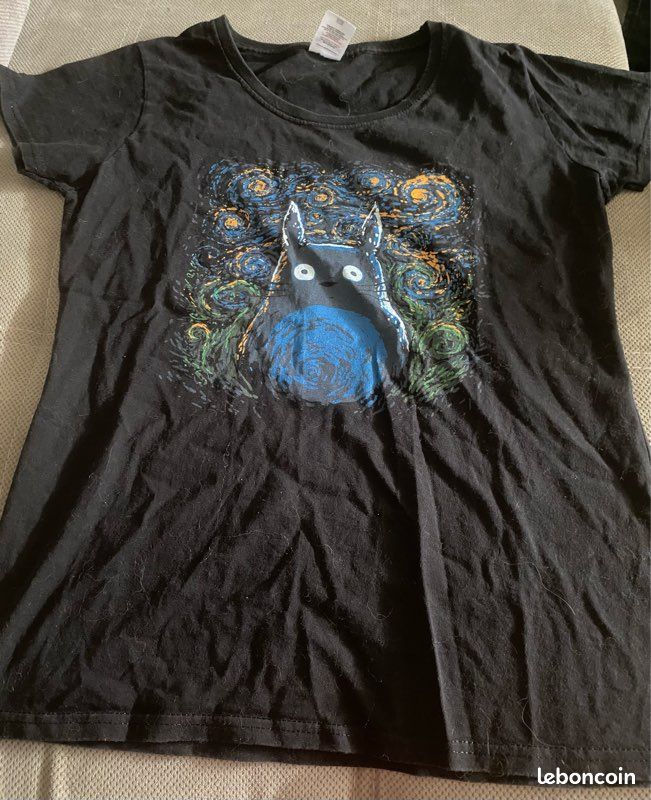 T-shirt noir Fruit of The Loom (image 1)