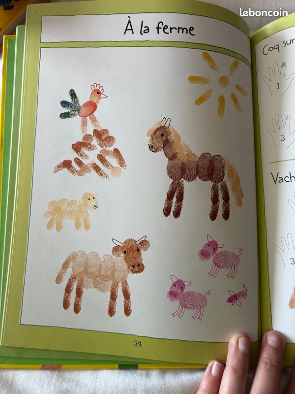 Livre d’apprentissage du dessin dès la maternelle, je dessine avec mes doigts (image 5)