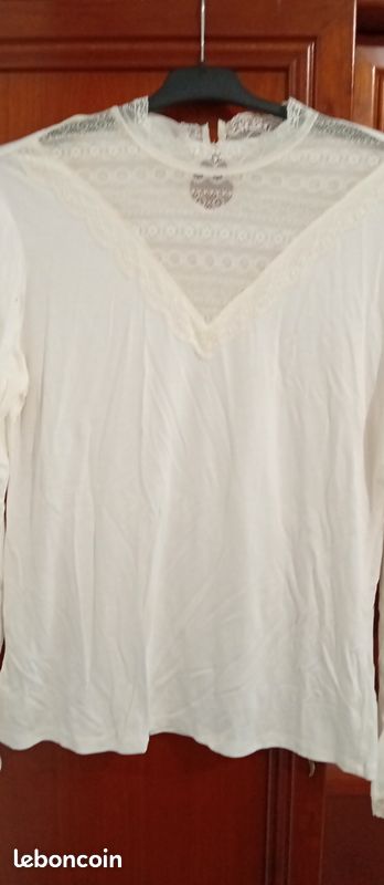 Tunique femme dentelle, manche longue (image 4)