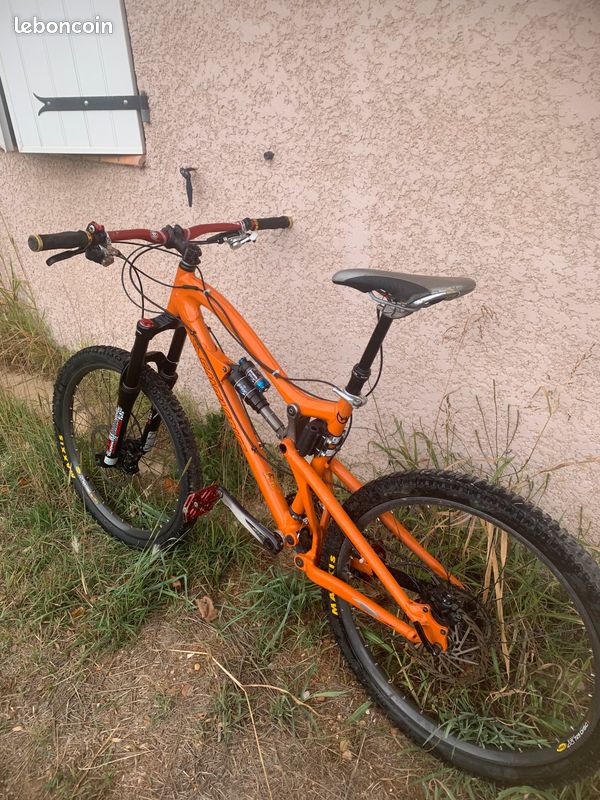 Orange Santacruz Vp Free Santa Cruz VP Free Downhill 16