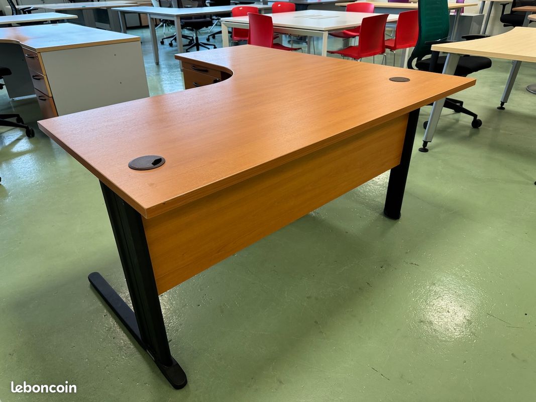 BUREAU d'angle + Caisson (+ LIVRAISON) (image 3)