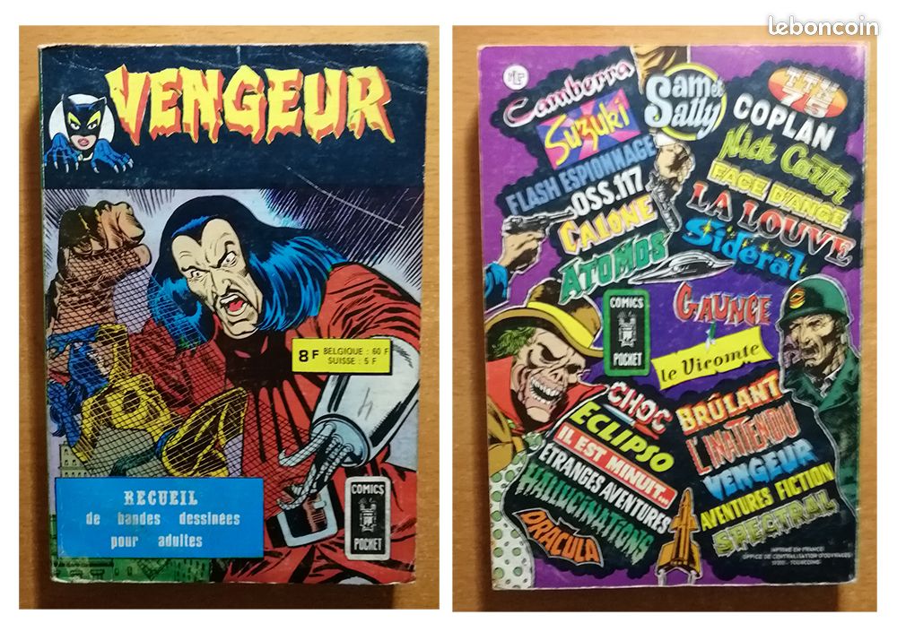 Vengeur (2e Série – Arédit – Comics Pocket) Recueil 3022 (n°13–14), Éditions Arédit, 1975 (image 1)