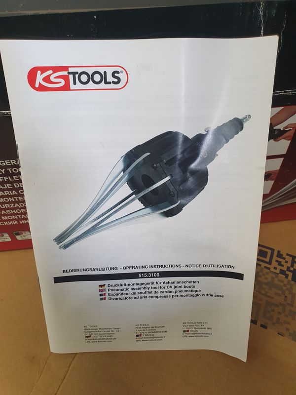 KS Tools - Expandeur pneumatique de soufflet de cardan
