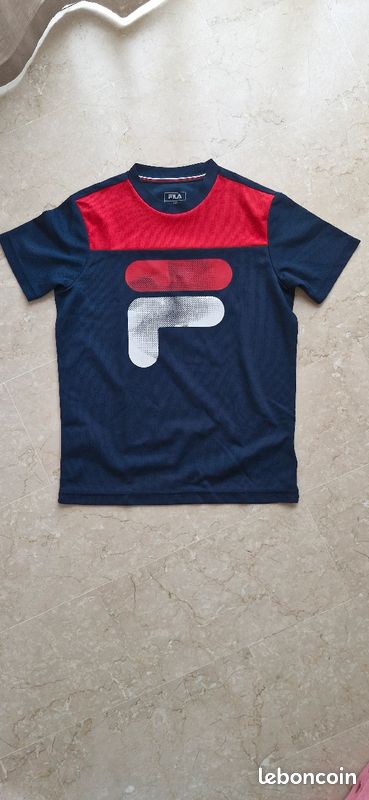 Tee-shirt tennis Fila enfant Sport Plein air