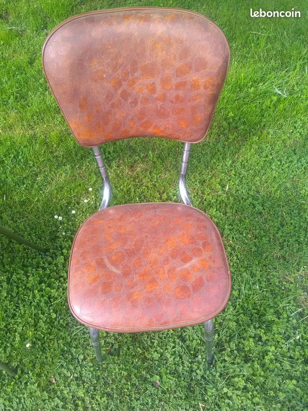 Chaises Vintage Marron (image 2)