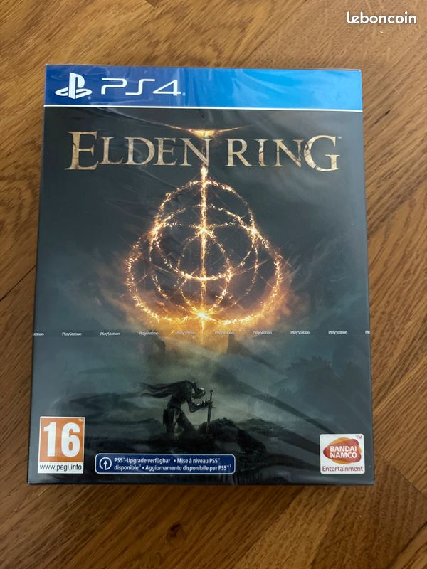 Neuf sous blister Elden Ring Launch Edition PS4 - mise à niveau PS5 (image 1)