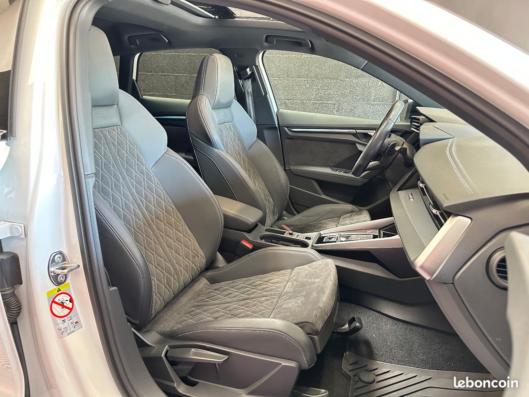 AUDI S3 SPORTBACK TFSI 310 S tronic 7 Quattro FRANCAISE/1ER MAIN/SUIVI AUDI/T.O/MATRIX/MEPLAT/SIEGES DINAMICA/LED MULT (image 16)