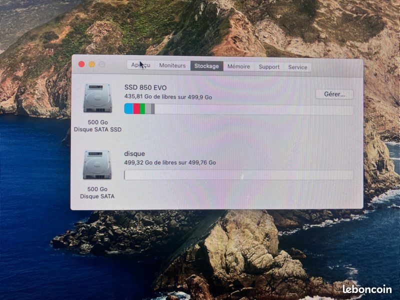 IMac 21.5 - Cpu 3,06Ghz - 16go RAM - 500go SSD (image 4)