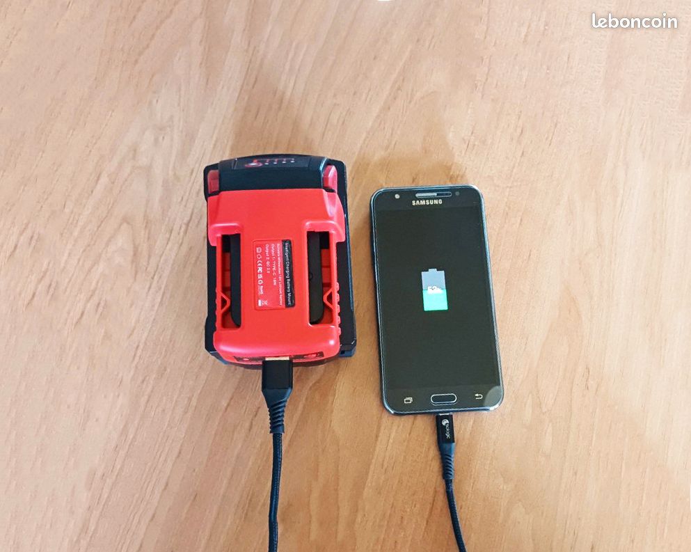 Adaptateur powerbank pour batterie Milwaukee M18 - 18 Volts (image 2)