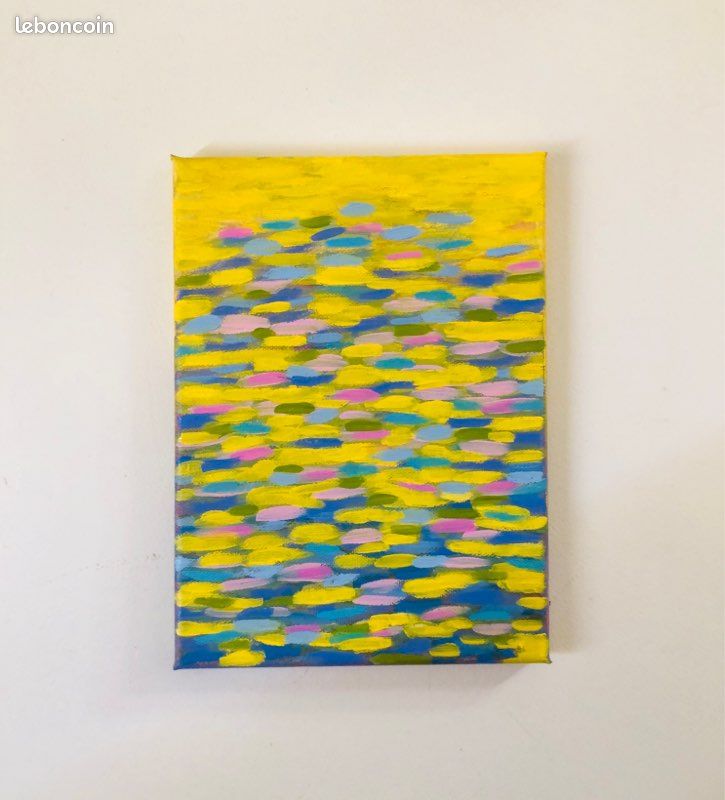 Tableau abstrait huile (image 4)
