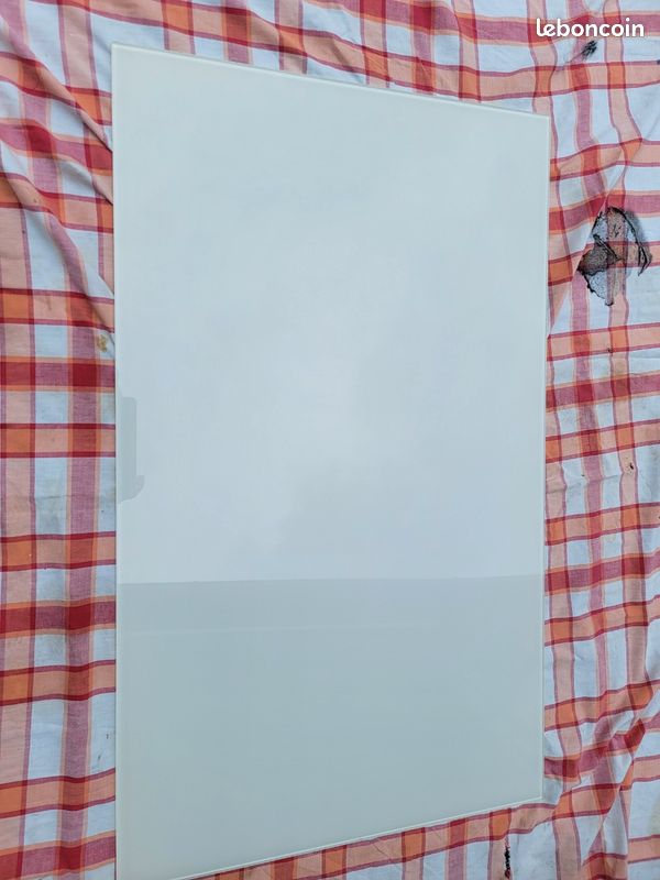 Plateau de verre ikea blanc-noir (160×48)20-(80×48)10 (image 14)