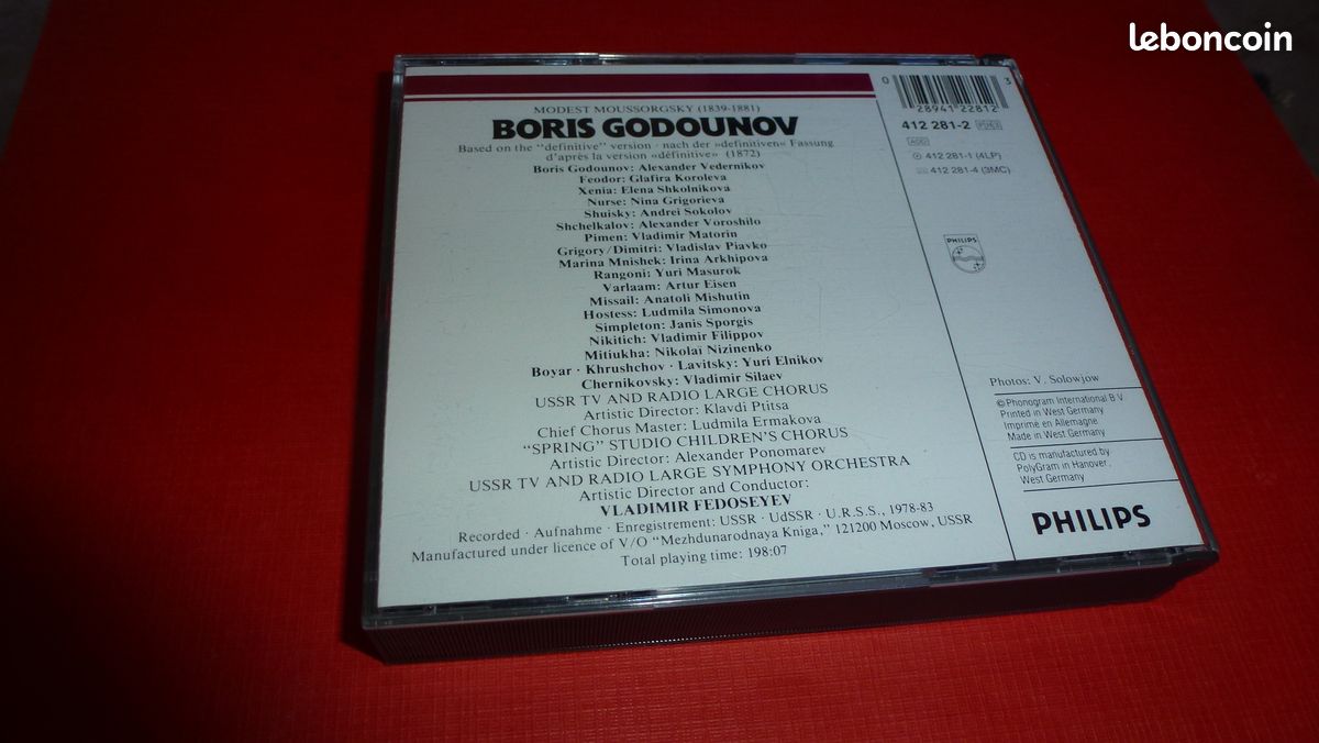 3 cd Boris godounov moussrgsky (image 2)