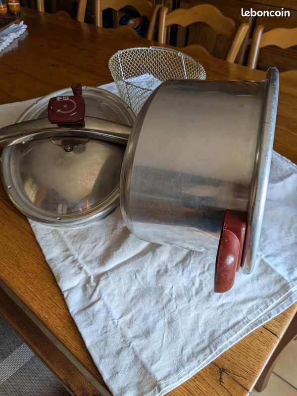 ANCIENNE SUPER Cocotte Minute Seb Aluminium 10 Litres Ovale Série DO Verte EUR 140,00 - FR