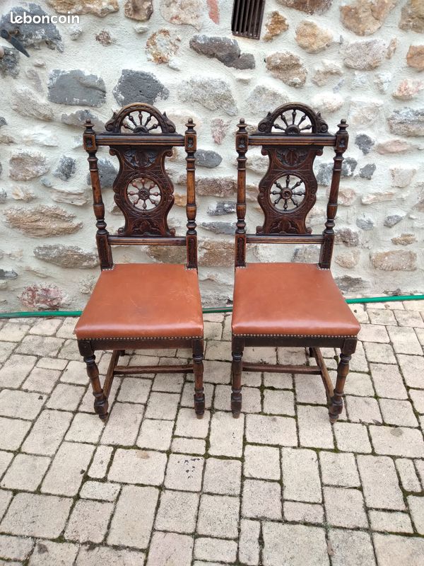 Chaises anciennes bretonnes (image 1)