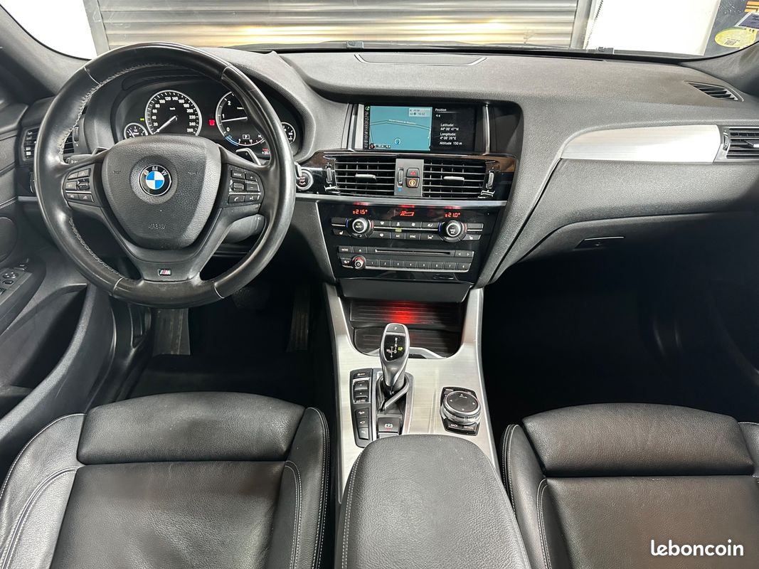 Bmw x4 3.0 d 260 x-line xdrive bva - toit ouvrant - affichage tete haute - origine france (image 6)
