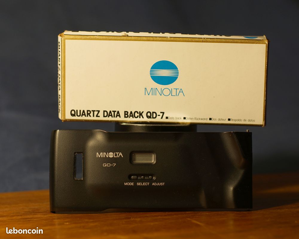Minolta Quartz Data Back QD-7 Photo, audio vidéo