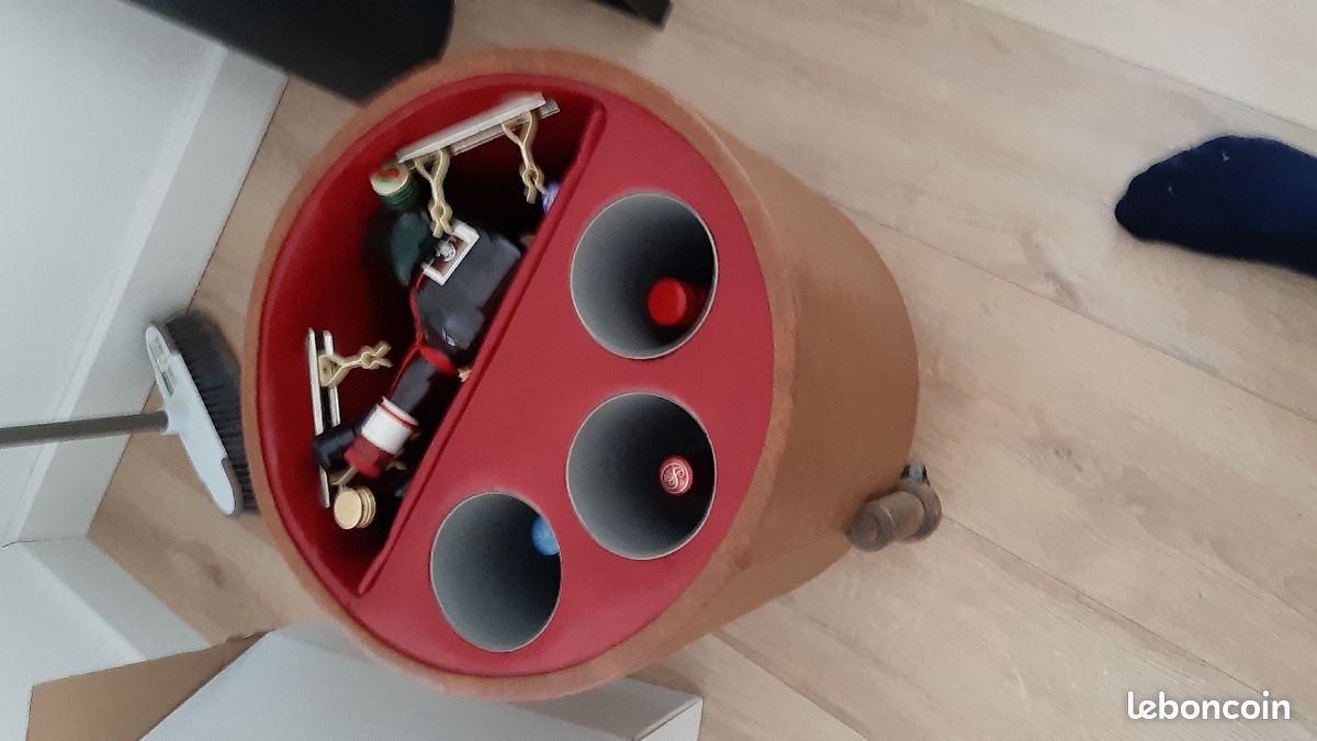 Pouf/bar vintage (image 2)