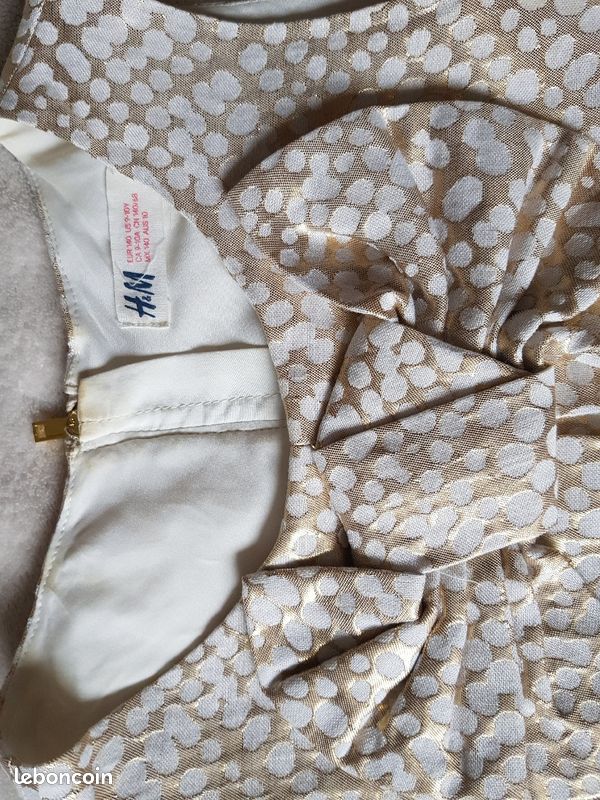 Robe doré H&M (image 3)