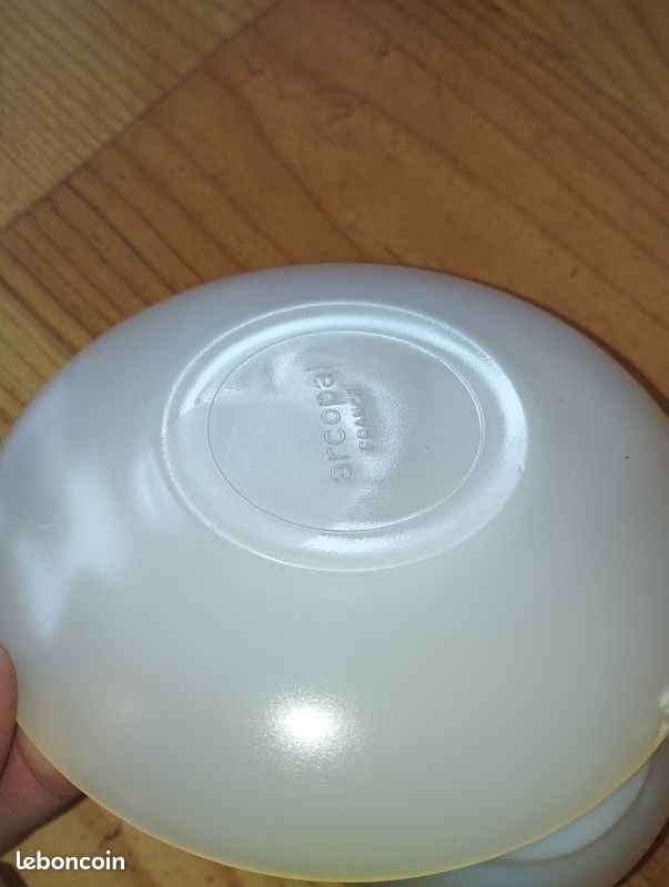 Service à café vintage Arcopal Arlequin Opaline (image 5)