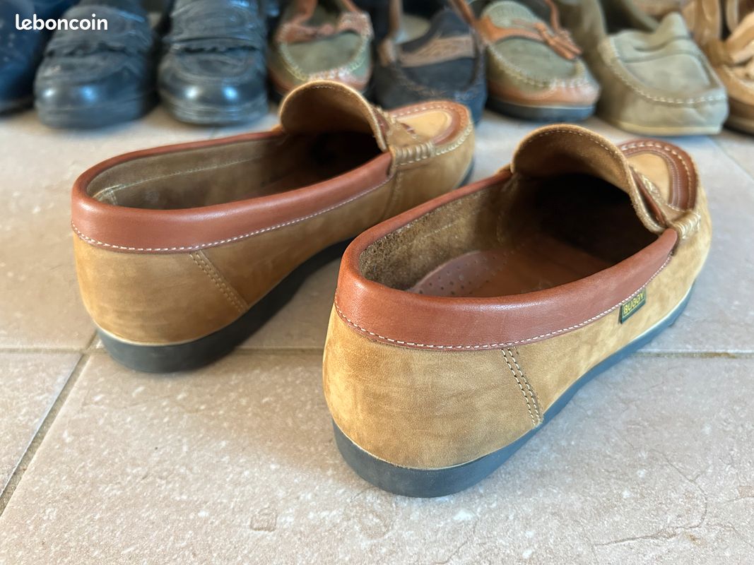 444 Mocassins en cuir marron : Buggy. Taille 43. Très très bon état. (016) (image 7)