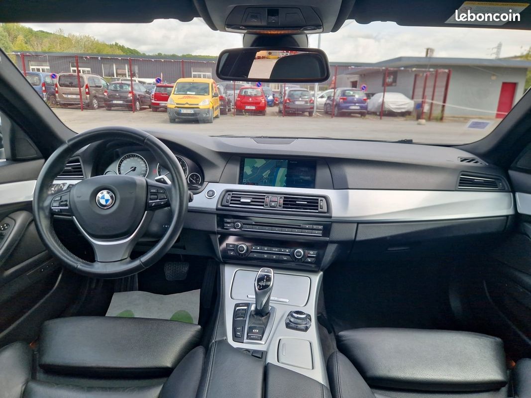 Bmw Série 5 F10 Luxe ActiveHybrid 340ch (535i) / Caméra 360 / Xénon / Toit Ouvrant / GARANTIE 1AN (image 7)
