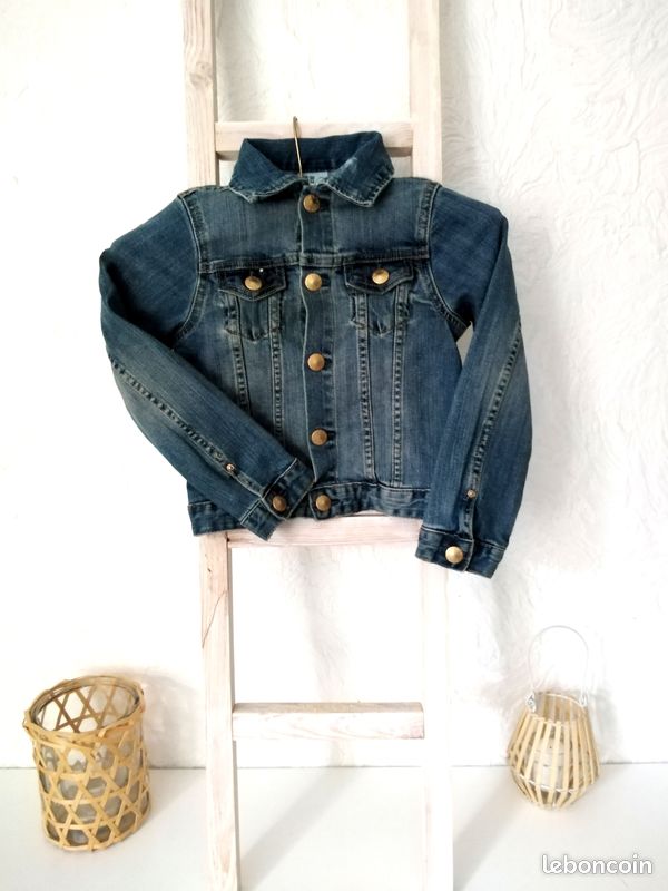 H&M Veste jean fille 6/7 ans (image 1)