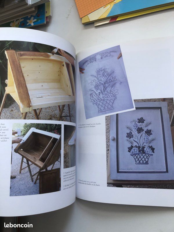 Motifs peints sur bois (image 5)