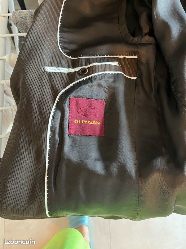 Costume Olly Gan marron à rayures (image 3)