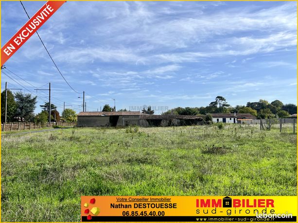 Terrain 650 m² Podensac