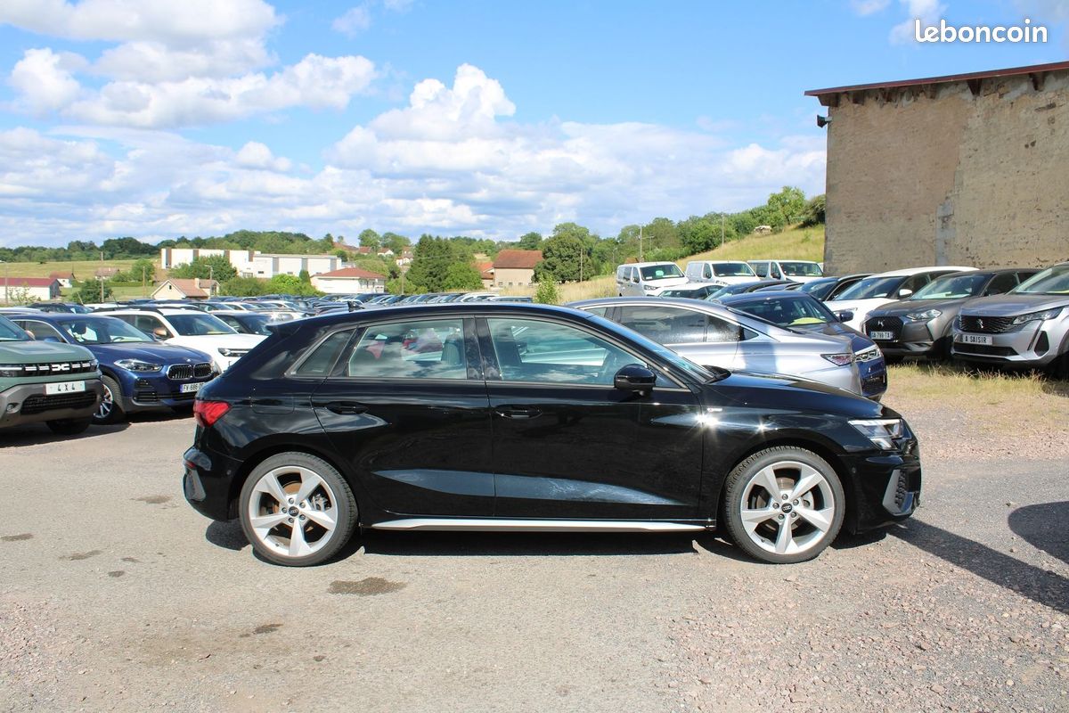 Audi A3 SPORTBACK TFSI 150 CV S-LINE HYBRIDE GPS 3D CAMÉRA JA 18 I-COKPIT FULL LED BOITE S-TRONIC (image 5)