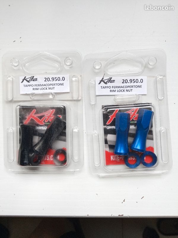 Lot 2 paires écrous gripster de roue motocross enduro Équipement moto