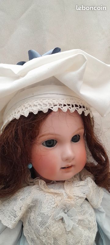 Poupée Ancienne Jumeau 1907 – Porcelaine, Taille 9 (57 Cm), Collection