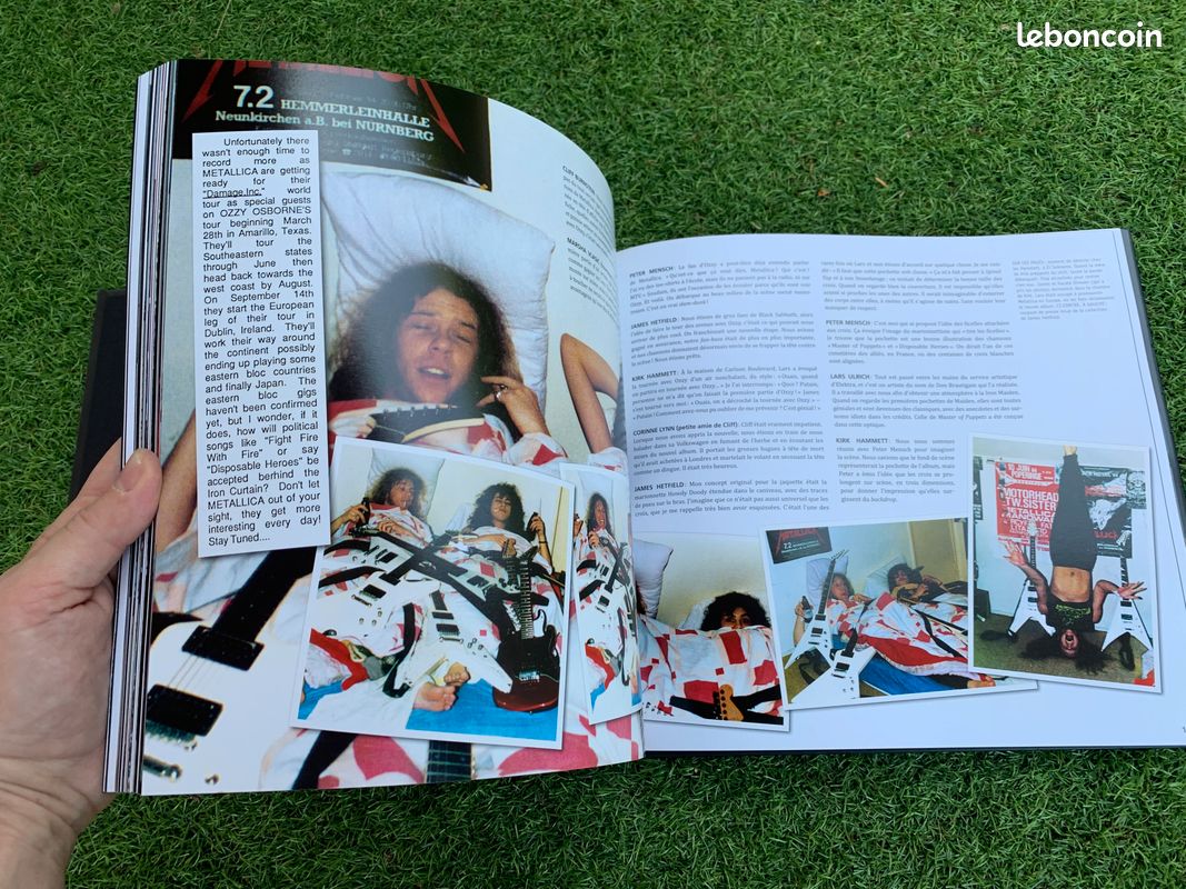 Livre relié Metallica - Back to the Front - 30e anniv Master of Puppets (image 6)