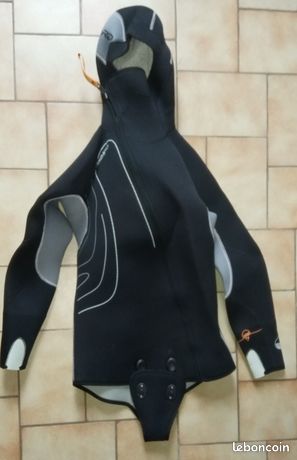 Veste De Plongée Tusa 2 Mm Homme - Fermeture éclair Avant, Manches Longues - Neuf Sous Emballage