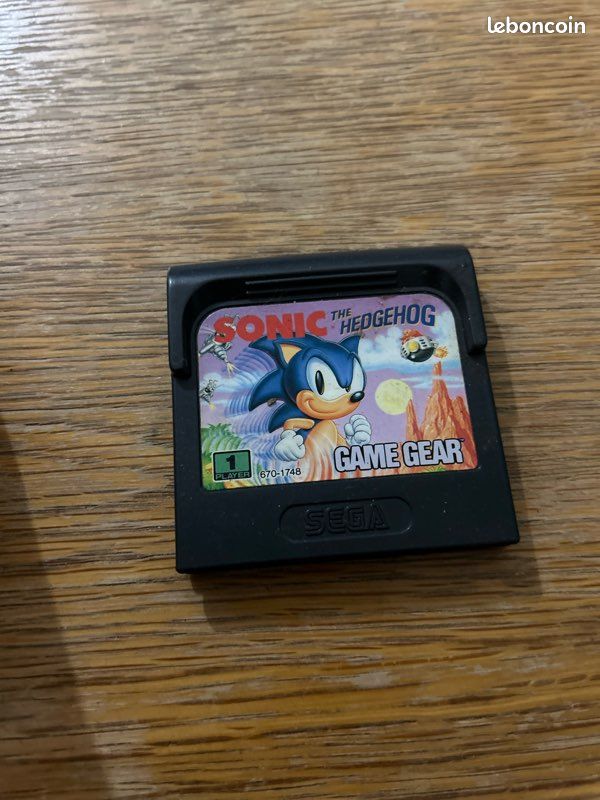 Jeu Sonic The Hedgehog Sur Sega Game Gear - Version Rétro, Bon état