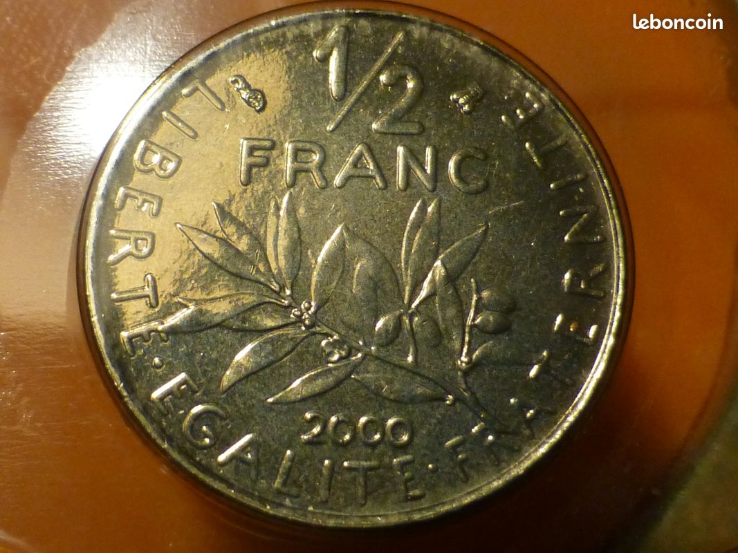 Pièce 1/2 franc 2000 Monnaie de Paris scéllé du coffret (image 1)