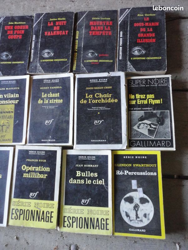Lot de 18 livres policier série noire (image 3)