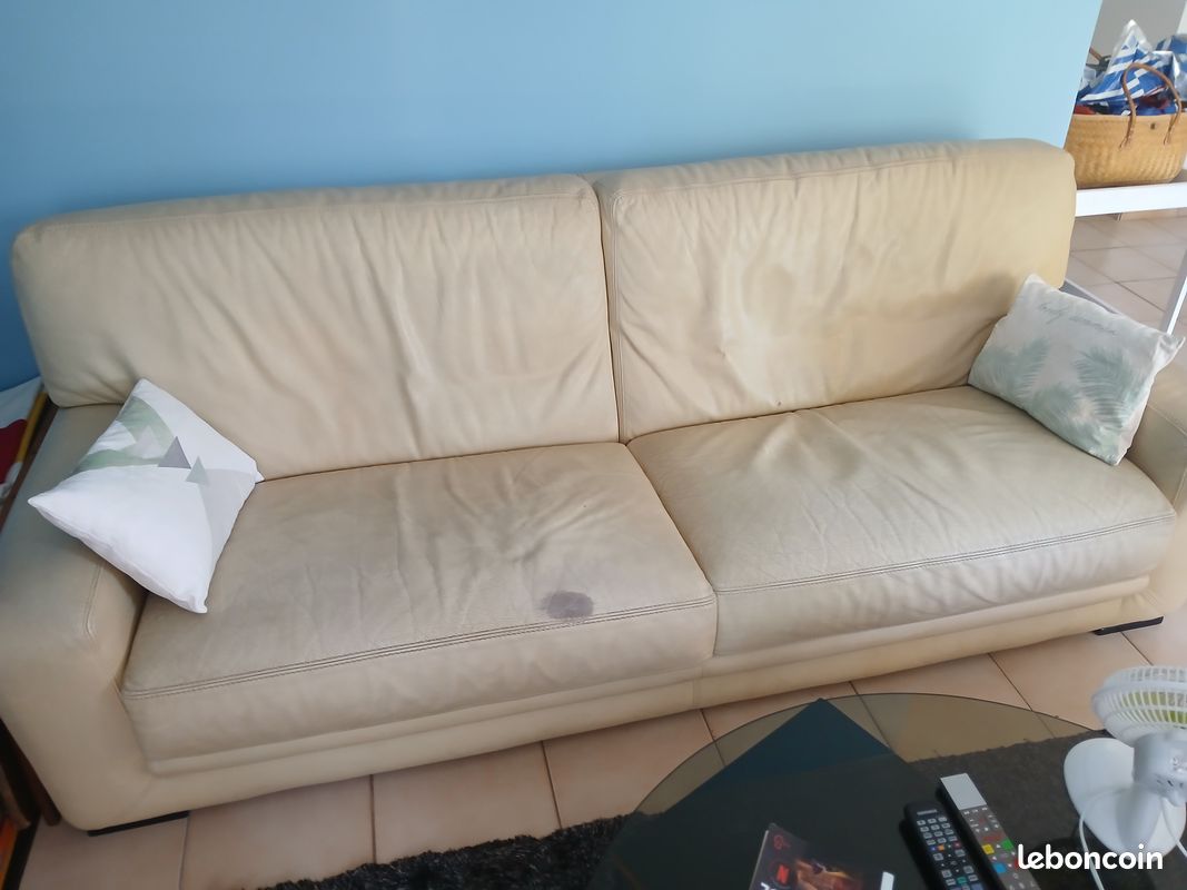 Canapé cuir Roche Bobois (image 1)