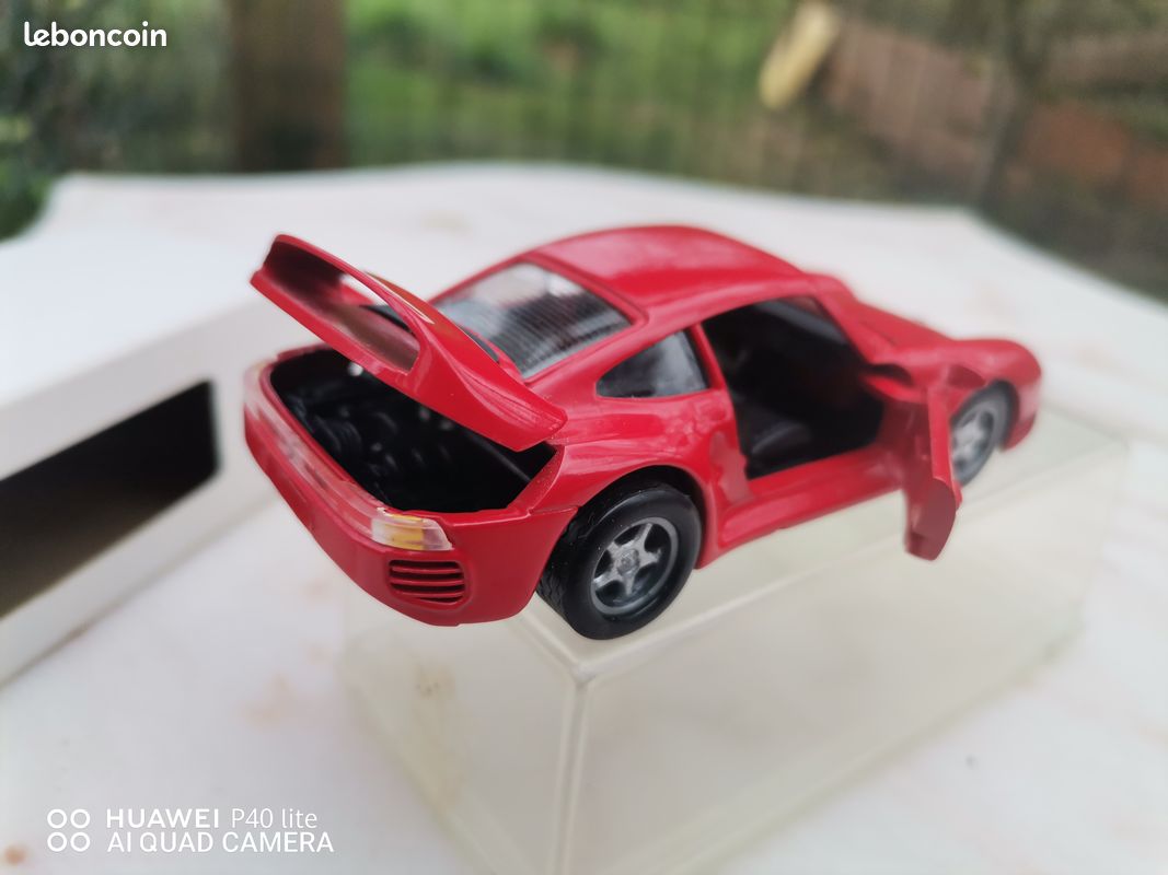 Porsche 959 1986 blanc nacré 1/43 Make Up Eidolon EM305A